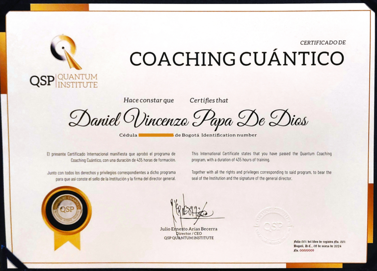 Certificado Coaching Master (2024)